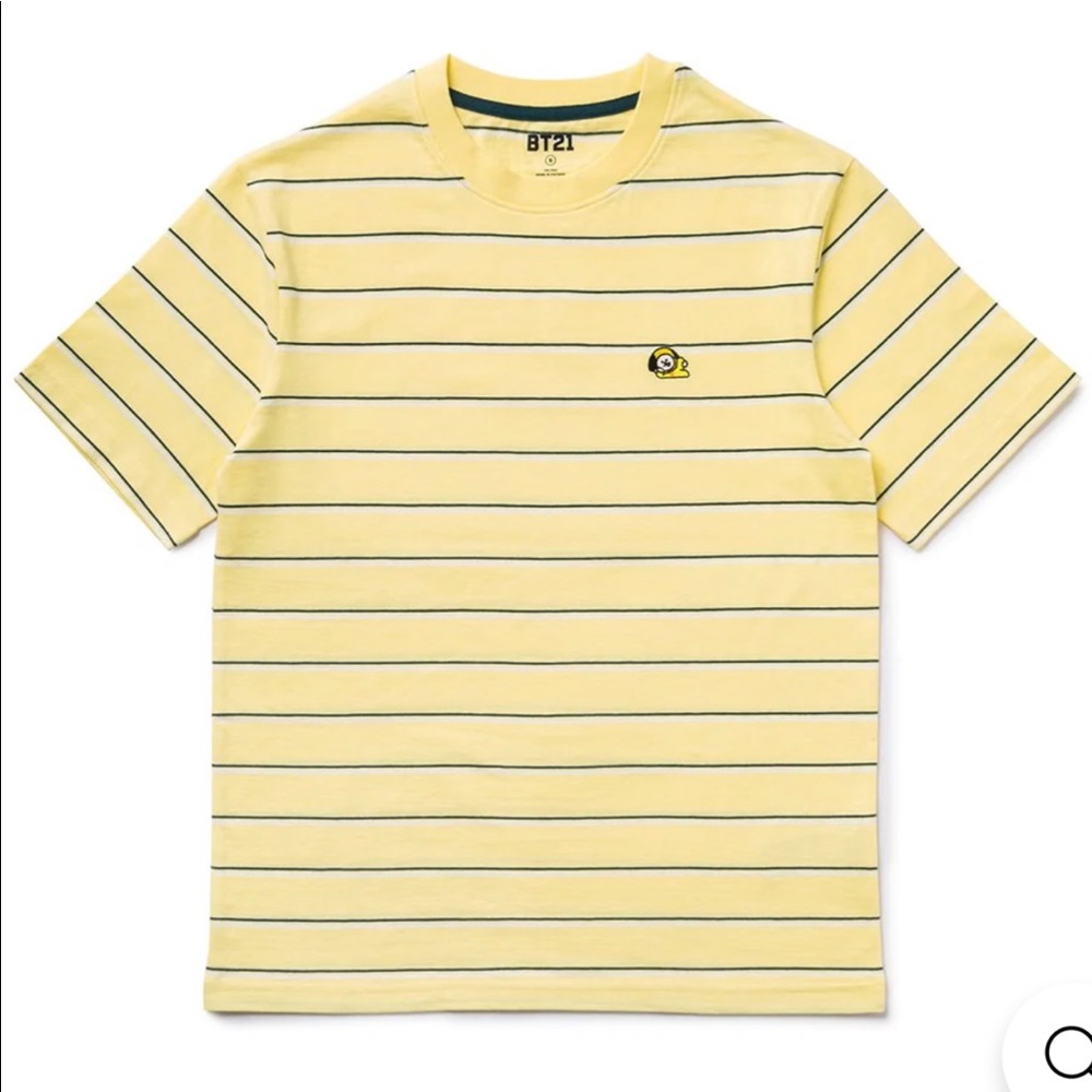 BT21 - Chimmy Basic Striped Short Sleeve T-Shirt